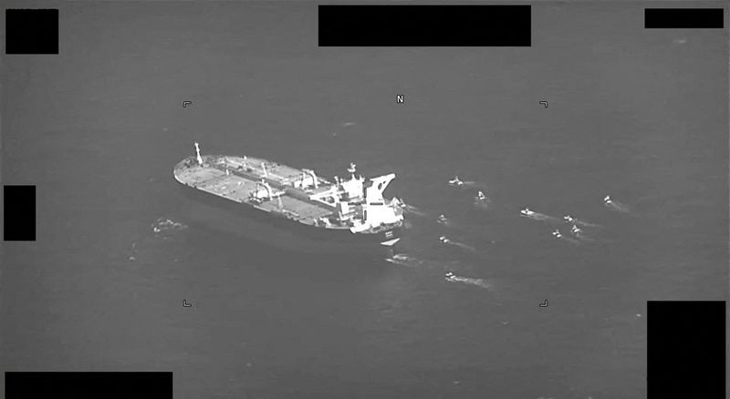 Iran seizes second oil tanker in a week in Gulf -U.S. Navy