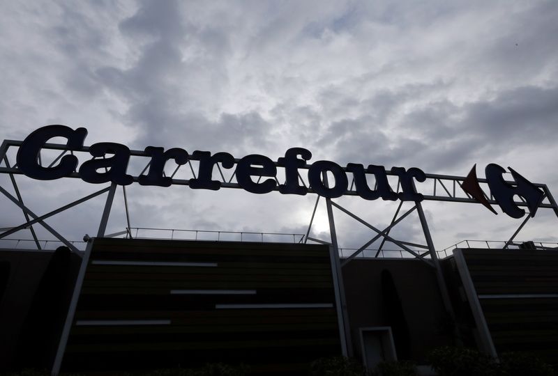 &copy; Reuters. Logo de unidade do Carrefour
31/03/2018
REUTERS/Eric Gaillard