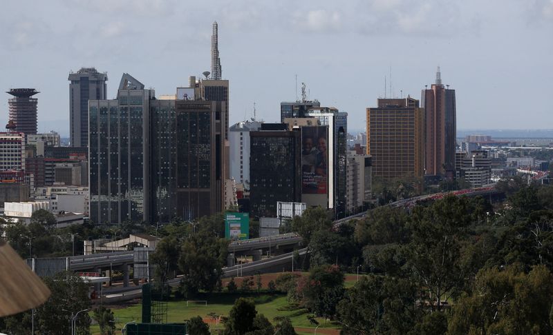 &copy; Reuters. FILE PHOTO: A view shows the Nairobi Expressway undertaken by the China Road and Bridge Corporation (CRBC) on a public-private partnership (PPP) basis, in Nairobi, Kenya May 8, 2022. REUTERS/Thomas Mukoya