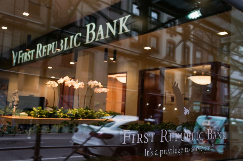 &copy; Reuters. A view of the Park Avenue location of the First Republic Bank, in New York City, U.S., March 10, 2023. REUTERS/David 'Dee' Delgado