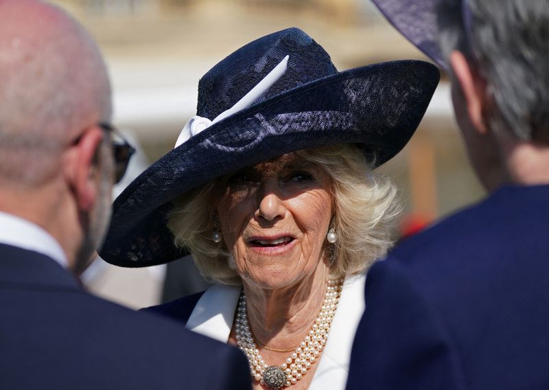 &copy; Reuters. Camilla em celebração no Garden Party, parte dos festejos da coroação de Charles
3/05/2023
Yui Mok/Pool via REUTERS