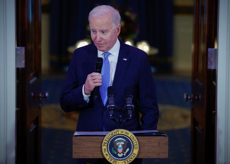 &copy; Reuters. Presidente dos EUA, Joe Biden 
03/05/2023
REUTERS/Evelyn Hockstein