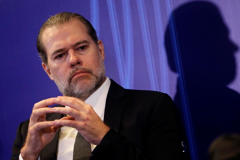 &copy; Reuters. Ministro Dias Toffoli, do STF, durante cerimônia em Brasília
10/12/2019 REUTERS/Adriano Machado