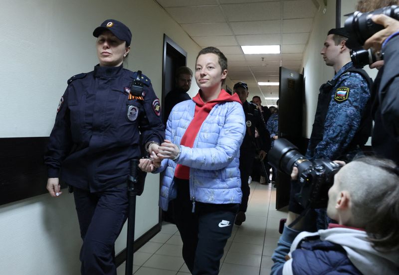Russian theatre director accused of 'justifying terrorism' remanded in custody