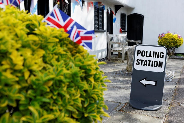 &copy; Reuters. 英イングランドで行われた４日投開票の統一地方選挙で、スナク首相率いる与党・保守党が大きく敗北したことが５日、分かった。２０２５年１月までに実施される次期総選挙に影響が出る