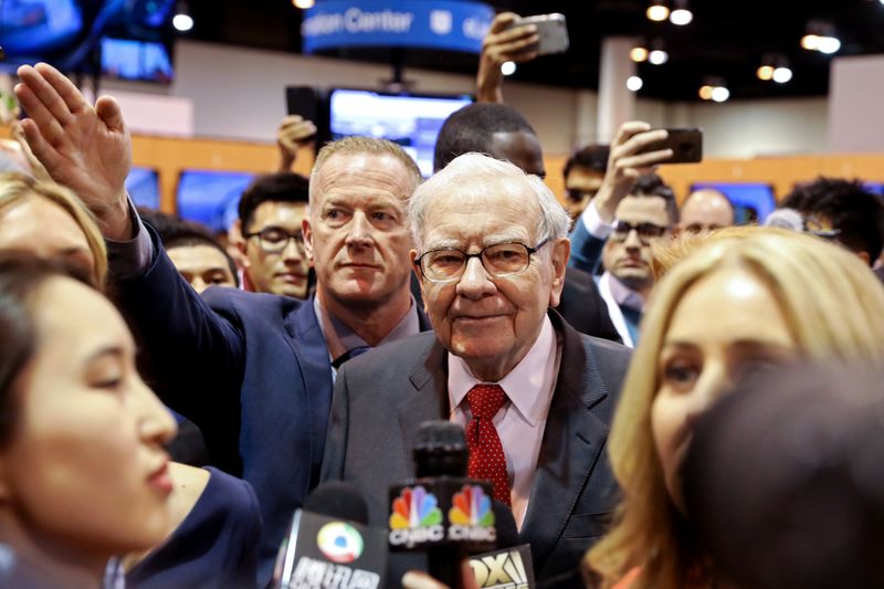 &copy; Reuters. Foto de archivo del director ejecutivo de Berkshire Hathaway, Warren Buffett
May 4, 2019.   REUTERS/Scott Morgan