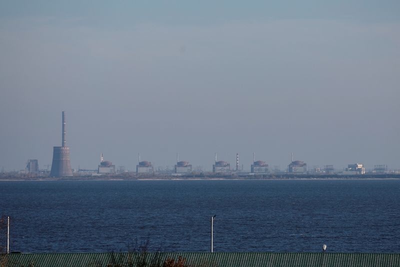 &copy; Reuters. مشهد عام لمحطة زابوريجيا للطاقة النووية في منطقة دنيبروبتروفسك بأوكرانيا في السابع من نوفمبر تشرين الثاني 2022. تصوير: فالنتين أوجيرنكو – رو