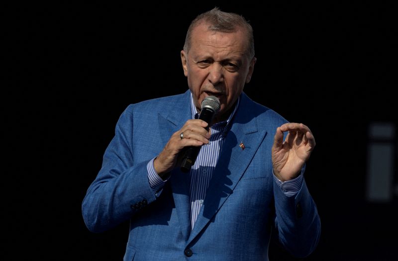 &copy; Reuters. أردوغان يتحدث في إسطنبول يوم السابع من مايو ايار 2023. تصوير: أوميت بكطاش - رويترز. 