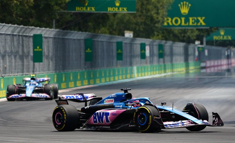 &copy; Reuters. Carros da Alpine durante treino para o Grand Prix de Miami, nos Estados Unidos
May 6, 2023
John David Mercer/USA TODAY Sports