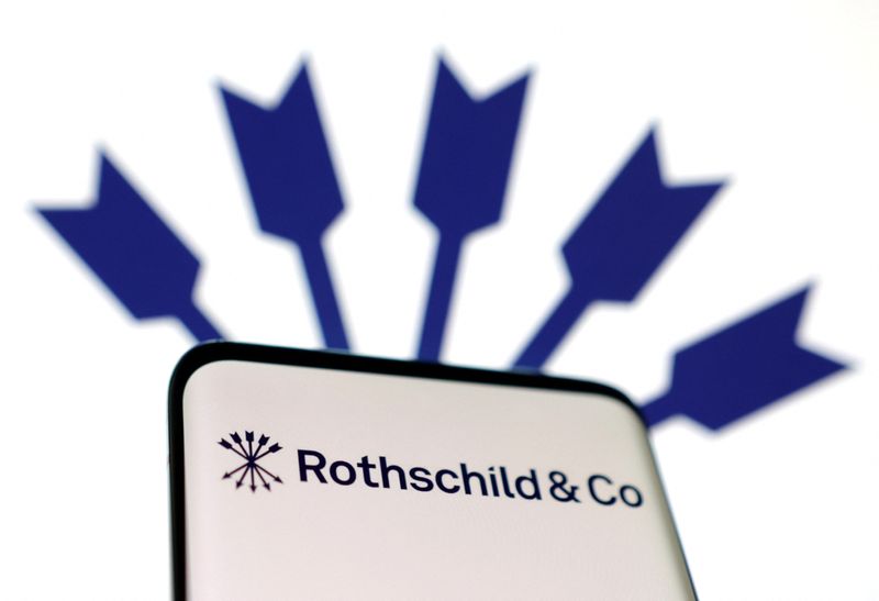 &copy; Reuters. FILE PHOTO: Rothschild & Co logo is seen in this illustration taken, January 15, 2023. REUTERS/Dado Ruvic/Illustration