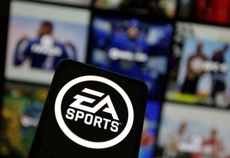 &copy; Reuters. FILE PHOTO: EA (Eletronic Arts) Sports logo is seen in this illustration, August 10, 2022. REUTERS/Dado Ruvic/Illustration