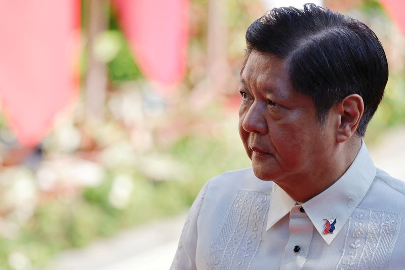 &copy; Reuters. Philippines' President Ferdinand "Bongbong" Marcos Jr. arrives at the ASEAN Summit held in Labuan Bajo, East Nusa Tenggara province, Indonesia, May 10, 2023. REUTERS/Willy Kurniawan/Pool  
