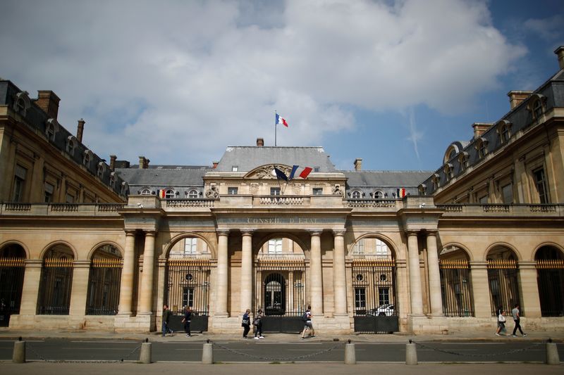 &copy; Reuters. Photo du siège du Conseil d'Etat. /Photo prise le 16 août 2021 à Paris/REUTERS/Sarah Meyssonnier