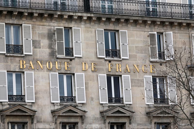 &copy; Reuters. Facade of the Banque de France headquarters in Paris, France, March 12, 2018. REUTERS/Charles Platiau/File Photo