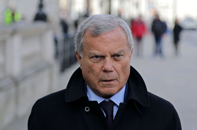 &copy; Reuters. FILE PHOTO: Sir Martin Sorrell walks down Whitehall, as a meeting takes place addressing the government's response to the coronavirus outbreak, at Cabinet Office in London, Britain March 12, 2020. REUTERS/Simon Dawson   