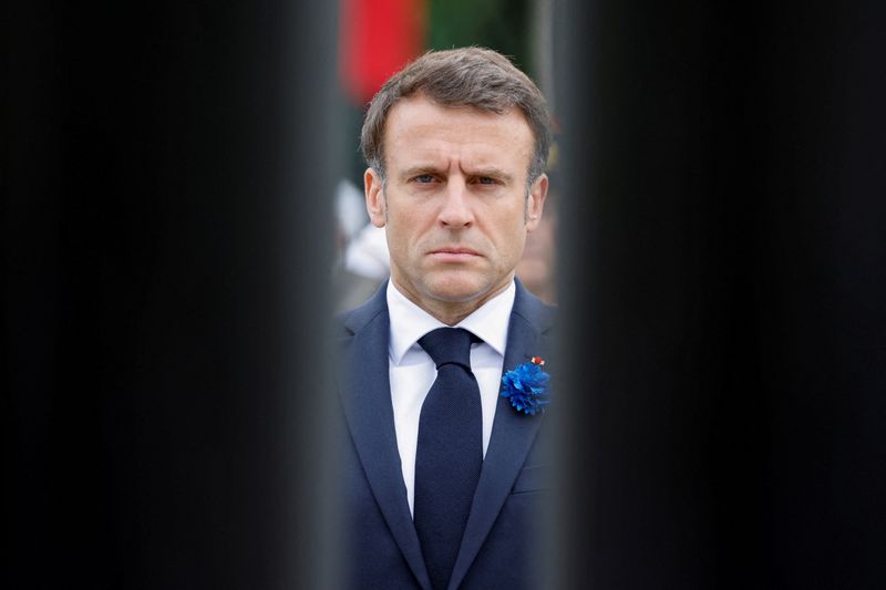 &copy; Reuters. Photo d'Emmanuel Macron. /Photo prise le 8 mai 2023 à Paris, France/Ludovic Marin/REUTERS