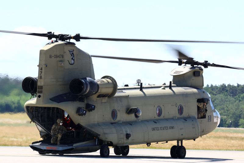 US State Department approves potential sale of Chinook helicopters to Germany, Pentagon says
