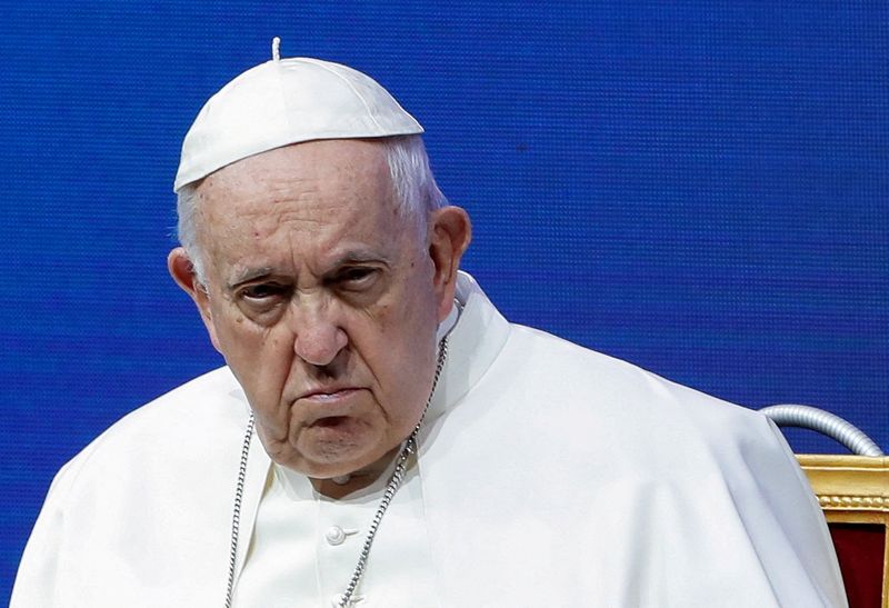 &copy; Reuters. Papa Francisco participa de evento em Roma
12/05/2023 REUTERS/Remo Casilli