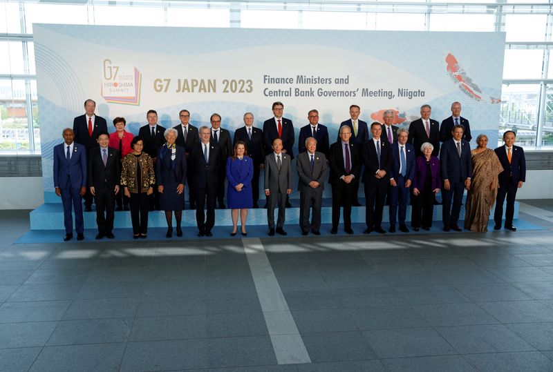 Exclusive-G7 to vow diversifying of supply chains, filling bank regulatory gaps -draft