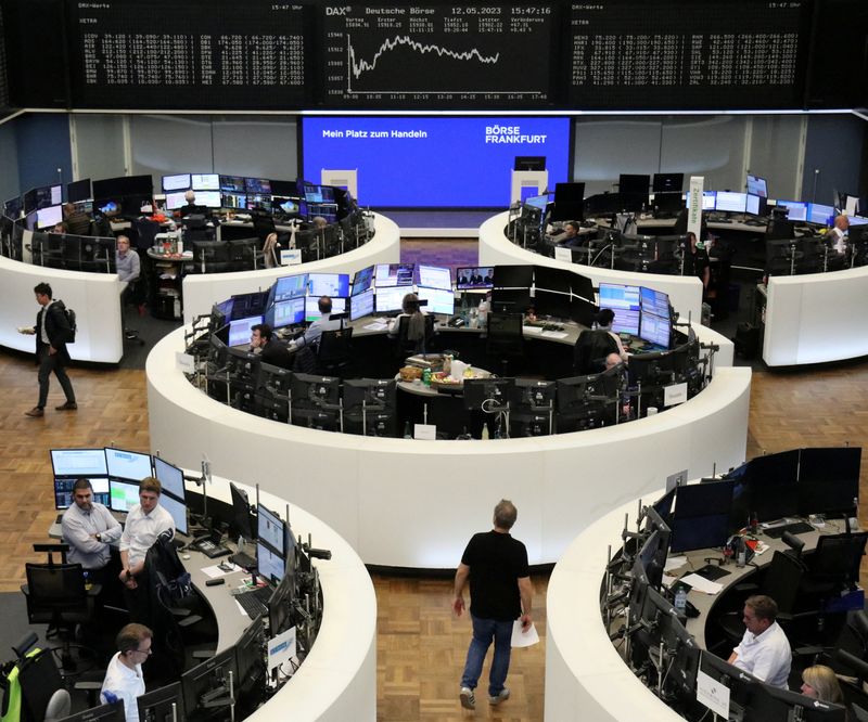 &copy; Reuters. La Bourse de Francfort en Allemagne. /Photo prise le 12 mai 2023/REUTERS