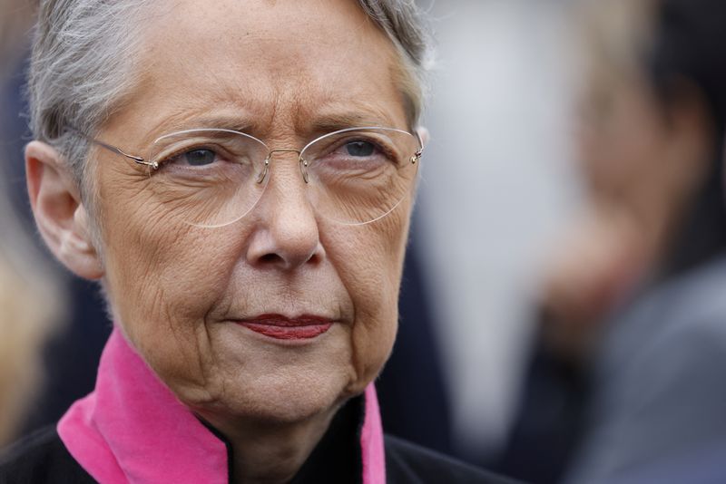 &copy; Reuters. La Première ministre Elisabeth Borne, à Paris. /Photo prise le 8 mai 2023/REUTERS/Ludovic Marin