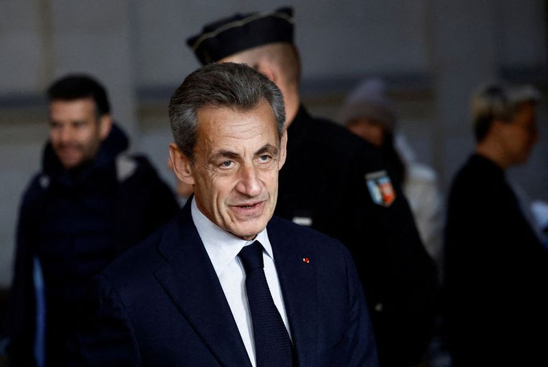 &copy; Reuters. Photo d'archives de l'ancien président français Nicolas Sarkozy à Paris. /Photo prise le 15 décembre 2022 à Paris, France/REUTERS/Stephane Mahe