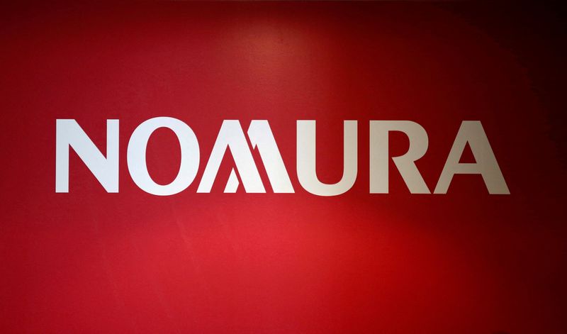 &copy; Reuters. FILE PHOTO: A logo of Nomura Holdings is pictured in Tokyo, Japan, December 1, 2015.   REUTERS/Toru Hanai/