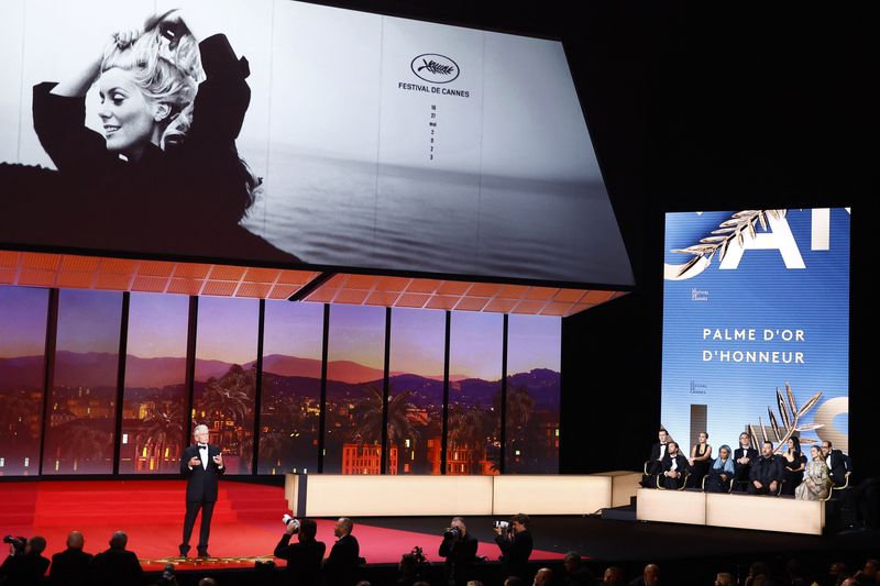 &copy; Reuters. Cerimônia de abertura do 76º Festival de Cinema de Cannes, França
16/05/2023.  
REUTERS/Eric Gaillard