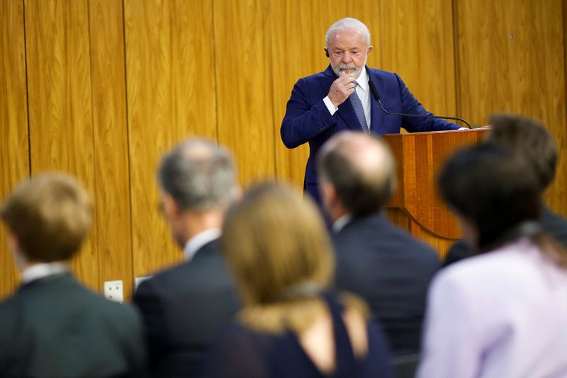 &copy; Reuters. O presidente brasileiro Luiz Inácio Lula da Silva
9/05/2023
REUTERS/Adriano Machado