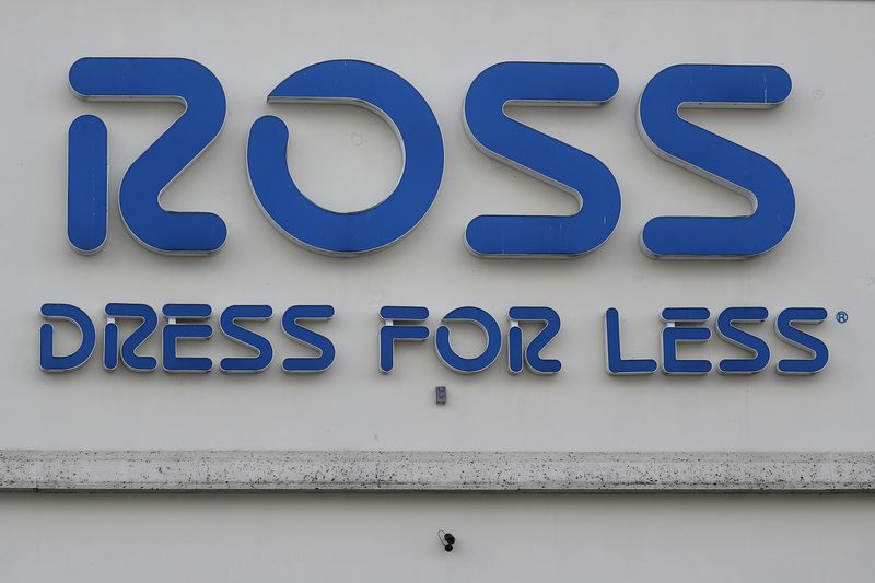 &copy; Reuters. FILE PHOTO: A Ross store logo is pictured on a building in North Miami, Florida March 19, 2016. REUTERS/Carlo Allegri