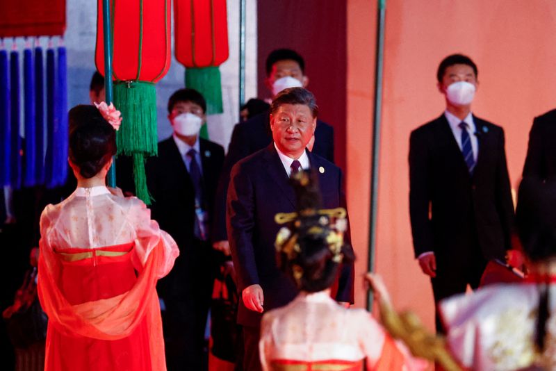 &copy; Reuters. Chinese President Xi Jinping attends the welcome ceremony for the China-Central Asia summit in Xian, Shaanxi province, China May 18, 2023. REUTERS/Florence Lo/Pool