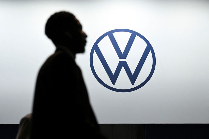 &copy; Reuters. FILE PHOTO: Volkswagen is pictured during the 63rd Annual General Meeting of Volkswagen AG in Berlin, Germany May 10, 2023. REUTERS/Annegret Hilse