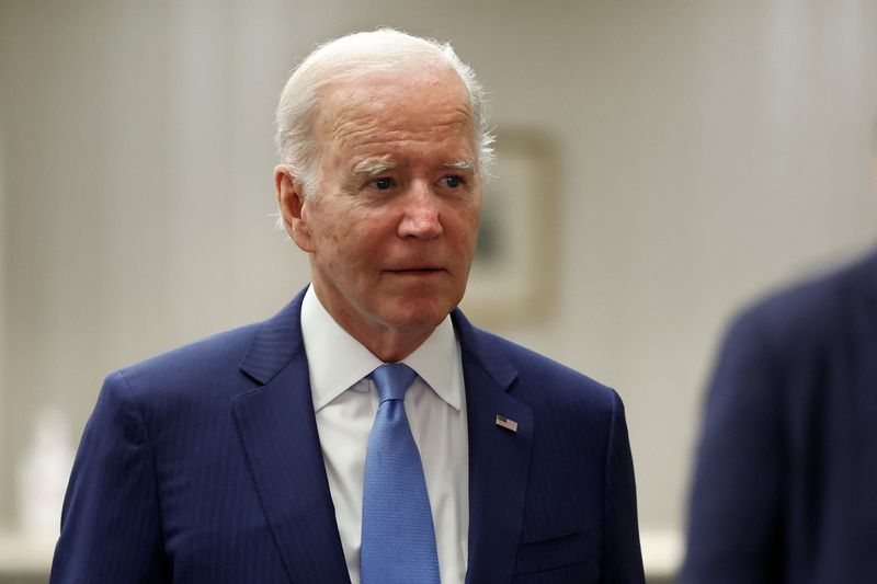 &copy; Reuters. Presidente dos EUA, Joe Biden, durante cúpula do G7 em Hiroshima
18/05/2023 Kiyoshi Ota/Pool via REUTERS