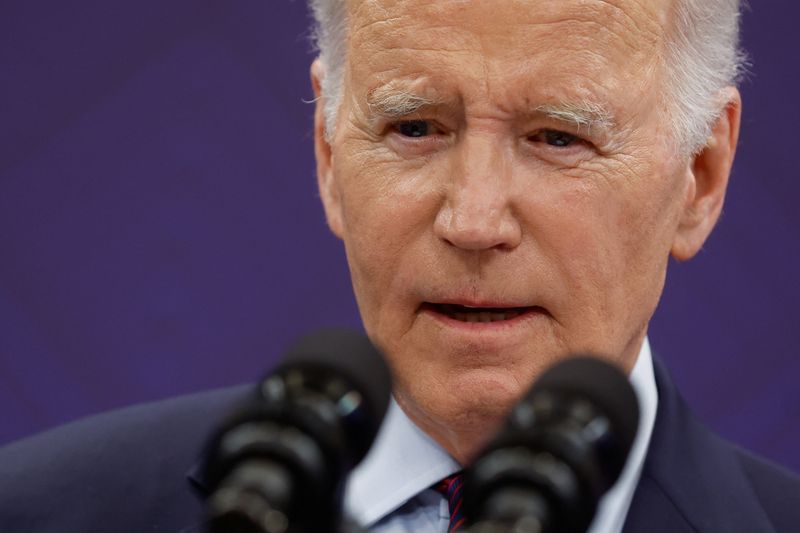 &copy; Reuters. U.S. President Joe Biden holds a press conference at the conclusion of the G7 Summit, in Hiroshima, Japan, May 21, 2023. REUTERS/Jonathan Ernst