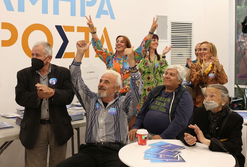 Greek conservatives lead in national election-exit poll