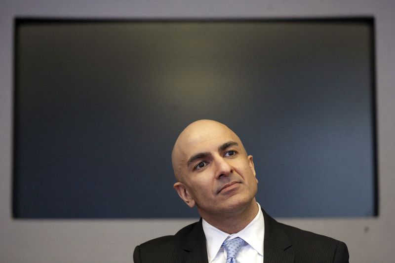 &copy; Reuters. FOTO DE ARQUIVO: O presidente do Fed de Minneapolis, Neel Kashkari, fala durante entrevista à Reuters em Nova York, 17 de fevereiro de 2016. REUTERS/Brendan McDermid/Foto de arquivo