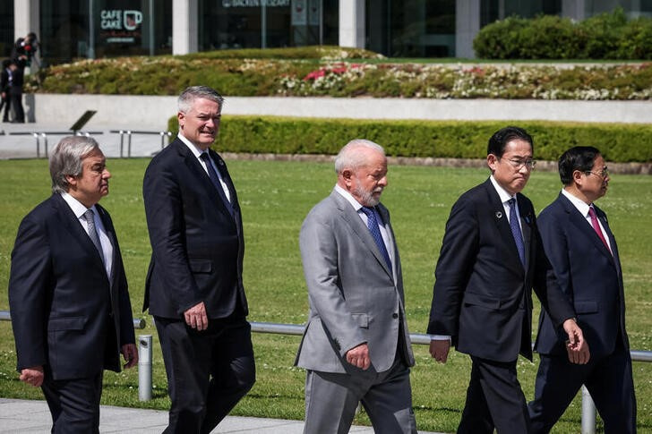 &copy; Reuters. ブラジルのルラ大統領は２２日、広島市で開かれた主要７カ国（Ｇ７）首脳会議の合間に計画されていたウクライナのゼレンスキー大統領との会談はゼレンスキー氏側が約束の時間に間に合