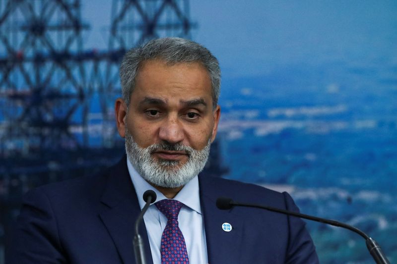 &copy; Reuters. FOTO DE ARCHIVO: Haitham Al Ghais, secretario general de la Organización de Países Exportadores de Petróleo (OPEP), asiste a una conferencia de prensa en Ciudad de México, México, 9 de marzo de 2023. REUTERS/Henry Romero