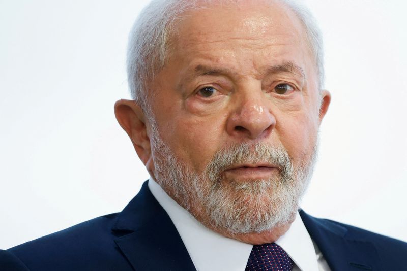 &copy; Reuters. Presidente Luiz Inácio Lula da Silva no Palácio do Planalto em Brasília
16/05/2023 REUTERS/Adriano Machado