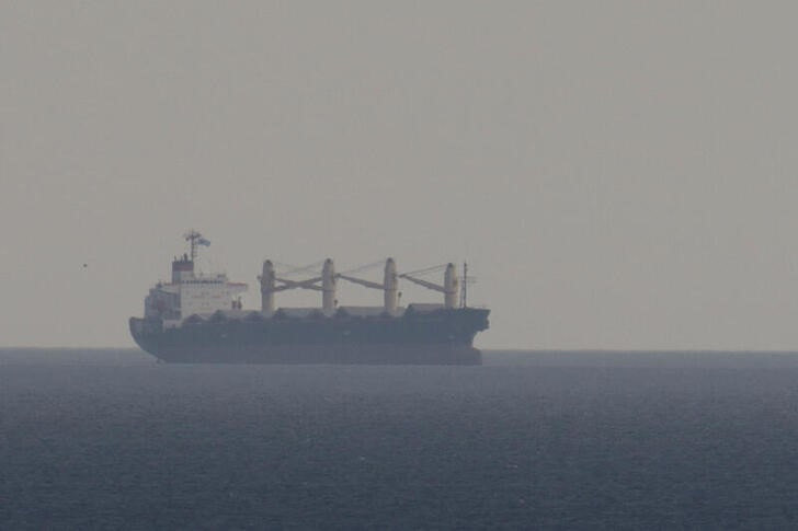 &copy; Reuters. 　５月２２日、国連は、黒海経由でウクライナ産穀物を輸出できるようにする、国連とトルコ仲介の合意（黒海イニシアティブ）で指定された輸出港の一つのピウデンニ（ユズニ）港につい