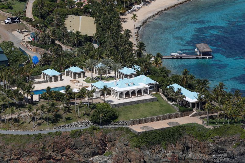 &copy; Reuters. Um das propriedades de Jeffrey Epstein nas Ilhas Virgens Americanas
21/07/2019
REUTERS/Marco Bello