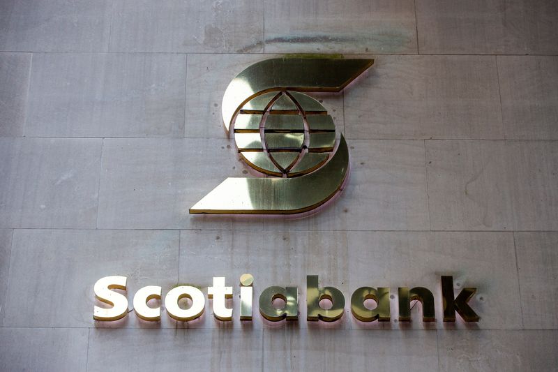 &copy; Reuters. A sign for The Bank of Nova Scotia, operating as Scotiabank, in Toronto, Ontario, Canada December 13, 2021.  REUTERS/Carlos Osorio