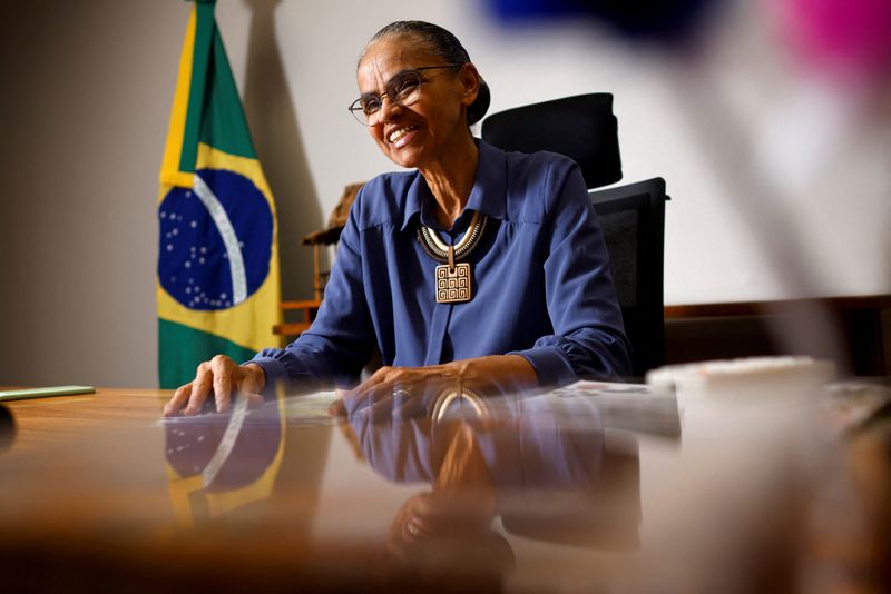 &copy; Reuters. A ministra do Meio Ambiente, Marina Silva 
24/03/2023
REUTERS/Adriano Machado