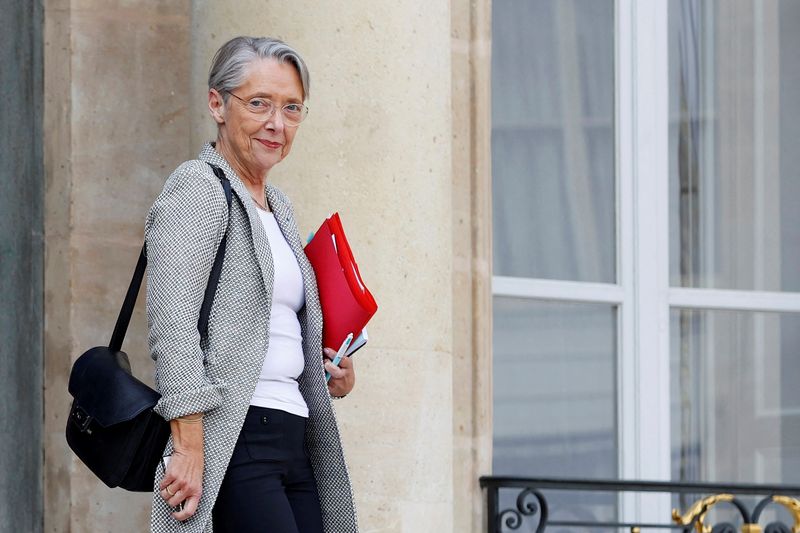 &copy; Reuters. Primeira-ministra francesa, Élisabeth Borne, em Paris, França
18/4/2023 REUTERS/Stephanie Lecocq