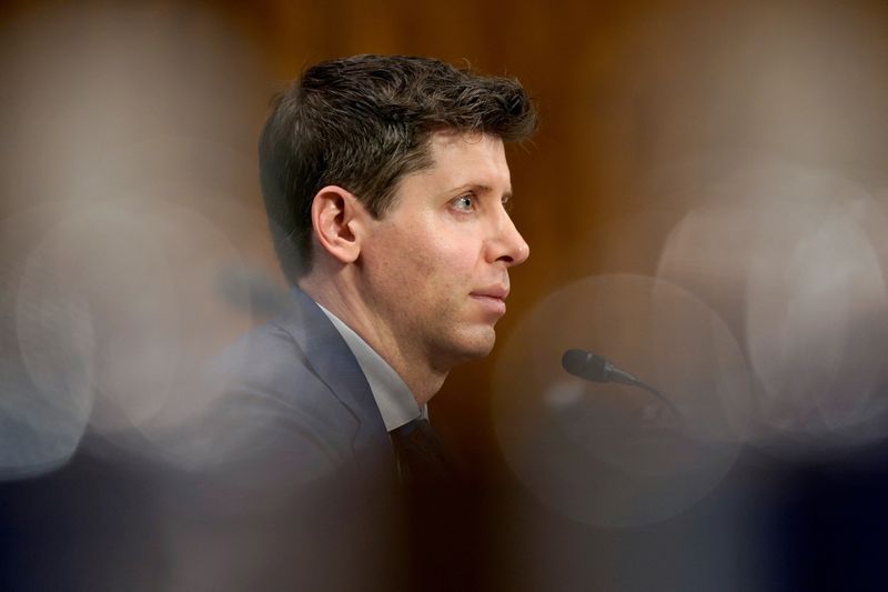 &copy; Reuters. FILE PHOTO: OpenAI CEO Sam Altman testifies before a Senate Judiciary Privacy, Technology & the Law Subcommittee hearing titled 'Oversight of A.I.: Rules for Artificial Intelligence' on Capitol Hill in Washington, U.S., May 16, 2023. REUTERS/Elizabeth Fra