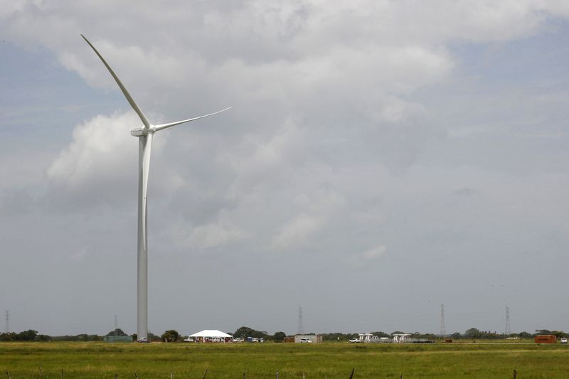 &copy; Reuters. Turbina de energia eólica
5/08/2013
REUTERS/Carlos Jasso