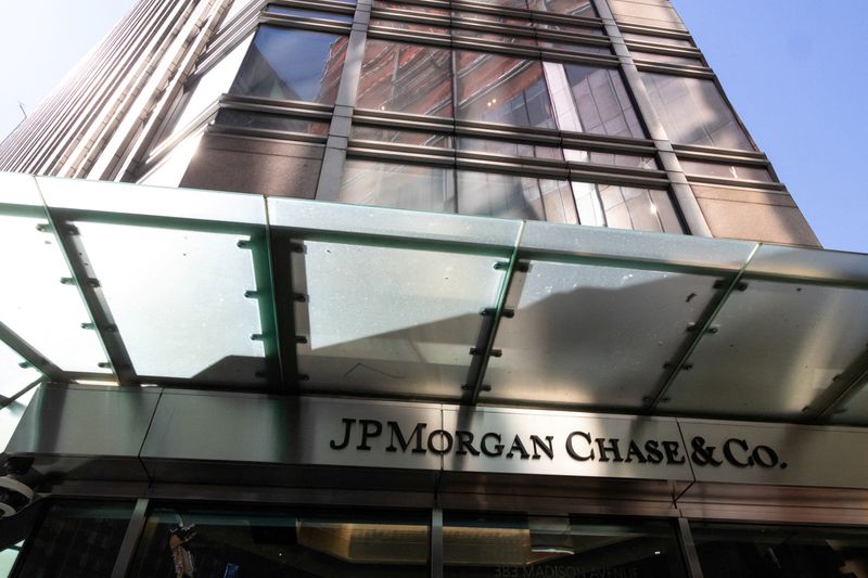 &copy; Reuters. Foto de archivo del logo de JPMorgan Chase Bank en Nueva York 
 Mar 21, 2023. REUTERS/Caitlin Ochs