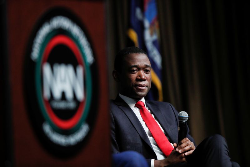 &copy; Reuters. U.S. Deputy Treasury Secretary Wally Adeyemo attends the National Action Network National Convention in New York, U.S., April 8, 2022. REUTERS/Eduardo Munoz/File Photo