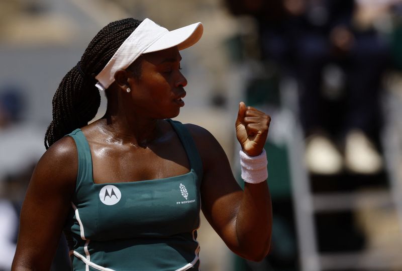 &copy; Reuters. Tenista norte-americana Sloane Stephens no Roland Garros, em Paris, França
29/5/2023 REUTERS/Clodagh Kilcoyne