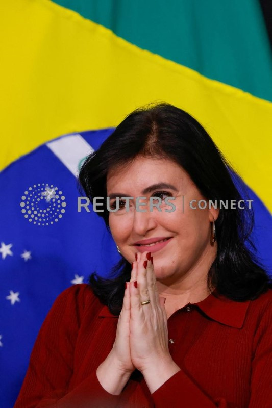 &copy; Reuters. Ministra do Planejamento e Orçamento, Simone Tebet
05/01/2023
REUTERS/Adriano Machado